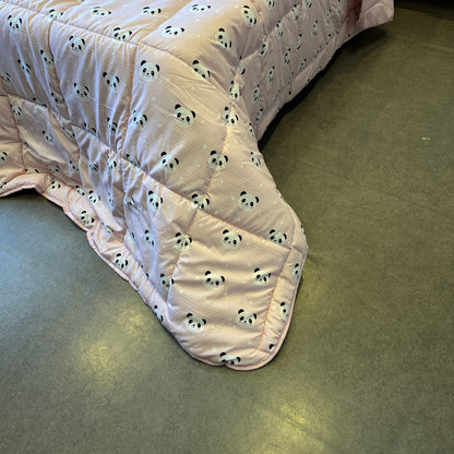 Couette 1 Place - Panda Rose