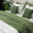 Cache Couette 2 Places Jardin Vert