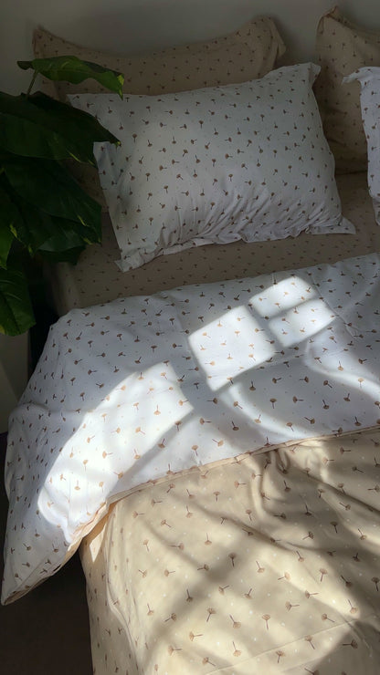 Cache Couette 2 Places Beige