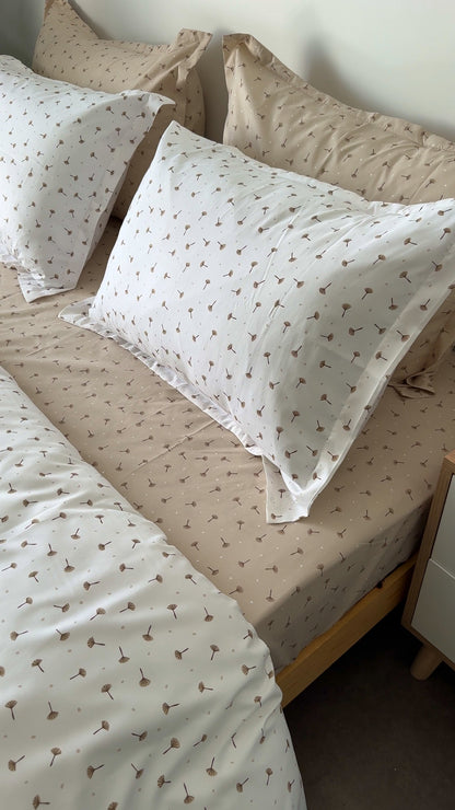 Cache Couette 2 Places Beige