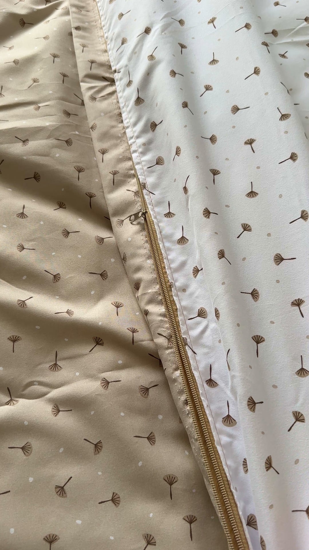 Cache Couette 2 Places Beige