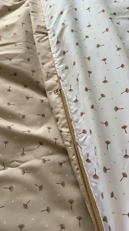 Cache Couette 2 Places Beige